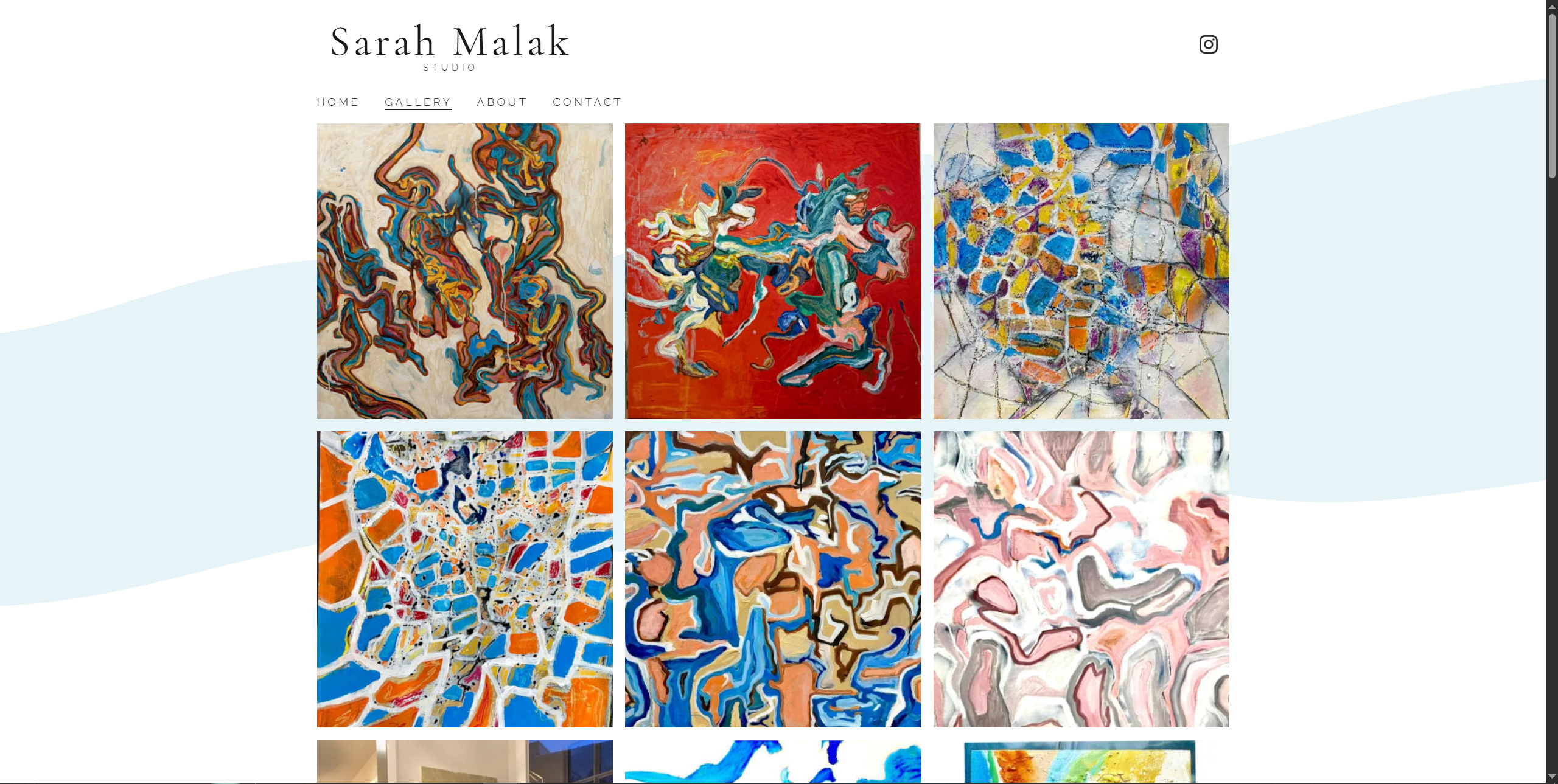 Art Gallery Portfolio screenshot 2